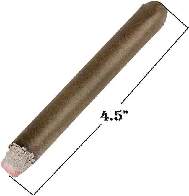 Alt view image 3 of 4 - Zugar Land Realistic Fake Stage Puff Cigar, 4.5", Brown, 1 Pack