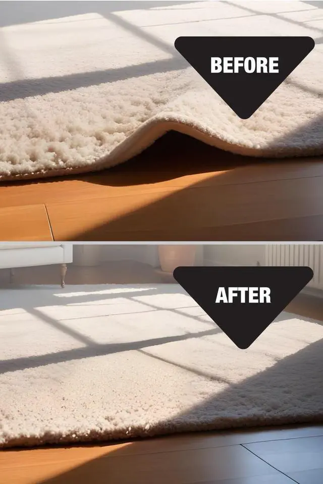 Alt view image 6 of 6 - Four Rug Corner Grippers Anti-Slip for Hardwood Floors, Laminate Flooring and Carpet - Hold Down Rugs and Runners
