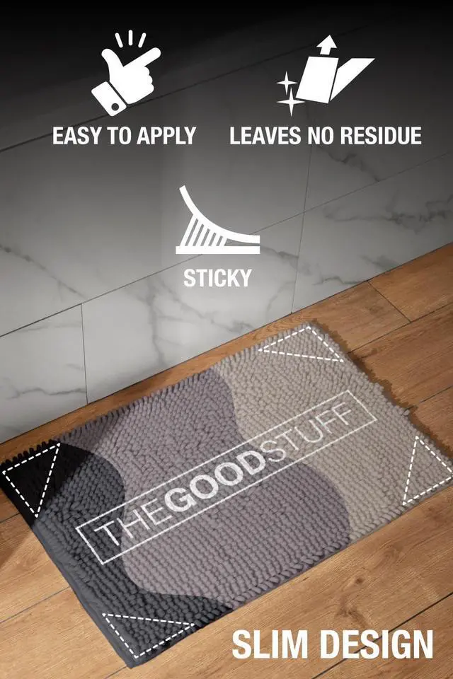 Alt view image 4 of 6 - Four Rug Corner Grippers Anti-Slip for Hardwood Floors, Laminate Flooring and Carpet - Hold Down Rugs and Runners