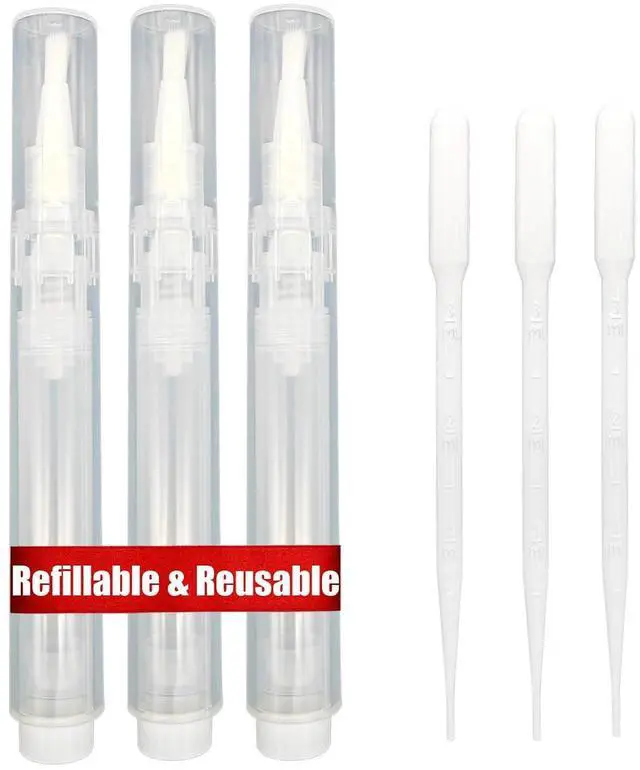 Main image of Cuticle Oil Pen 3 Pack Refillable White