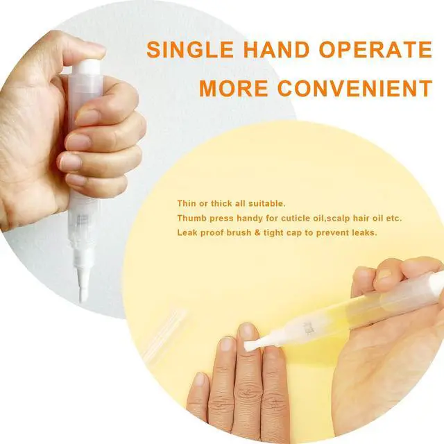 Alt view image 2 of 6 - Cuticle Oil Pen 3 Pack Refillable White