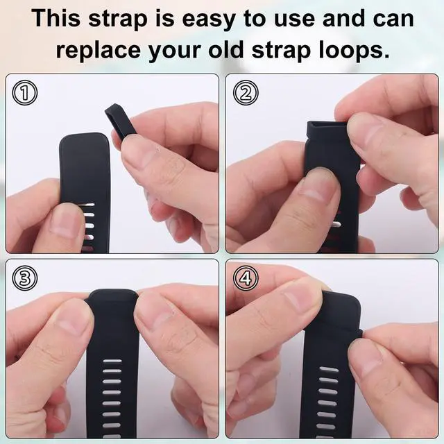 Alt view image 2 of 7 - Gosknor 6pcs Watch Band Keepers