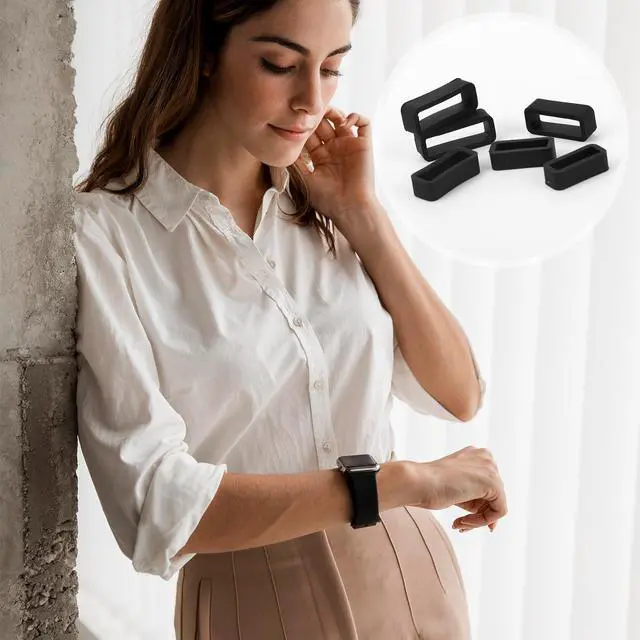 Alt view image 5 of 7 - Gosknor 6pcs Watch Band Keepers