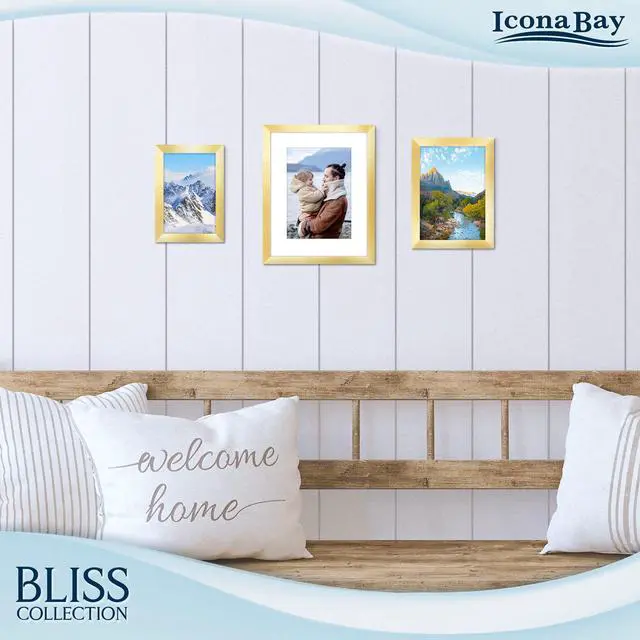 Alt view image 3 of 7 - Icona Bay 4x6 Gold Picture Frame - Engineered Wood, Bliss Collection