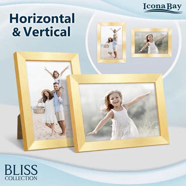 Alt view image 7 of 7 - Icona Bay 4x6 Gold Picture Frame - Engineered Wood, Bliss Collection