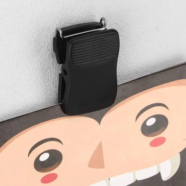 Alt view image 2 of 6 - Chiisong Cubicle Clips for Fabric Walls, 15 Pcs, Black