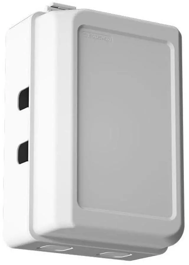 Main image of EUDEMON 1 Pack Baby Safety Electrical Outlet Cover Box, Childproof Plug Cover, White - More Space for Large Plugs, Easy to Install & Use
