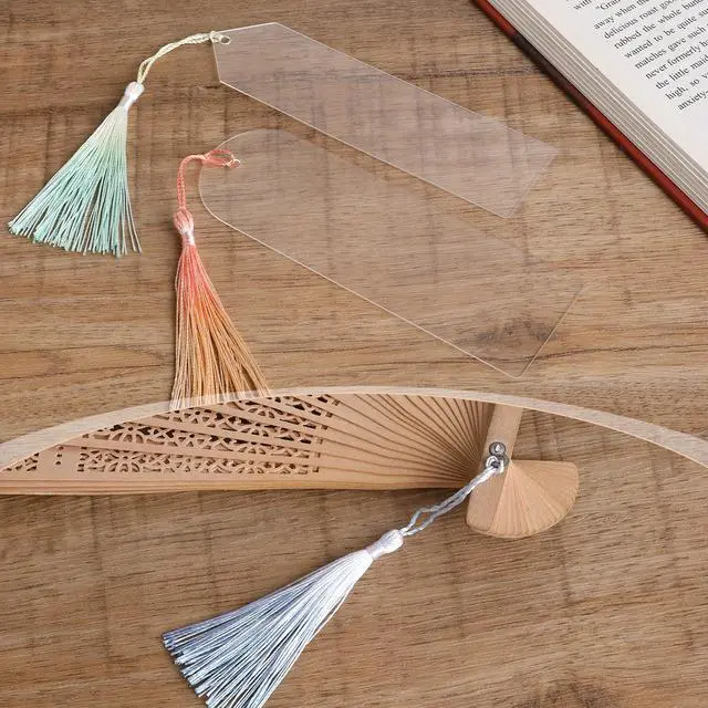 Alt view image 7 of 7 - Bewudy 20Pcs Mini Silk Tassels Bookmark 13cm/5in, Color A
