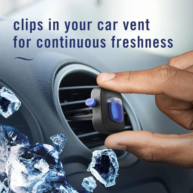 Alt view image 5 of 7 - Febreze Platinum Ice Scent Car Air Freshener Vent Clip, 1 Count