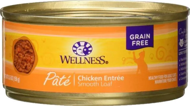 Main image of Wellness Complete Health Pate Chicken Entree Grain-Free Wet Cat Food Cans 5.5oz