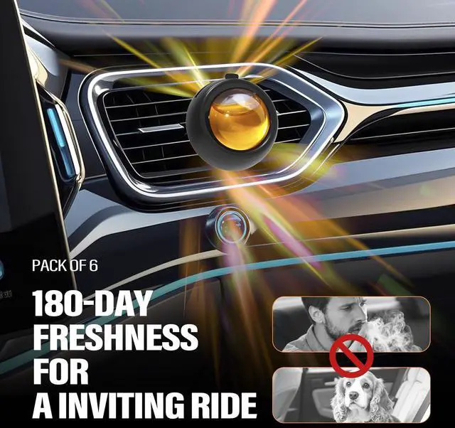 Alt view image 3 of 7 - Hawaiian Car Air Freshener Vent Clips, 6 Pack, Long Lasting Up to 180 Days
