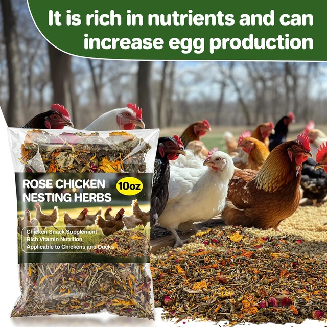 Alt view image 6 of 6 - Sukh 10oz Chicken Nesting Herbs - Poultry Herb Blend and Hemp Bedding
