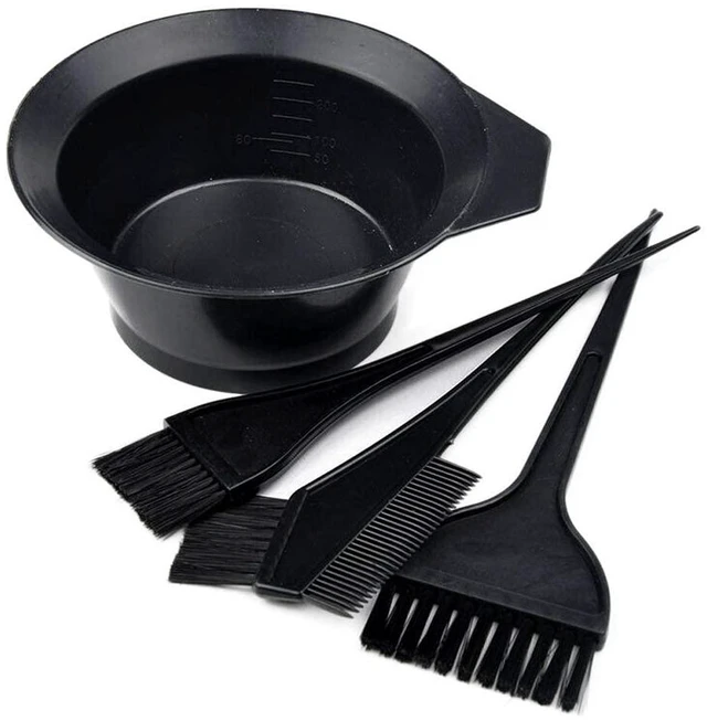 Alt view image 5 of 6 - Black Hair Dye Color Brush and Bowl Set