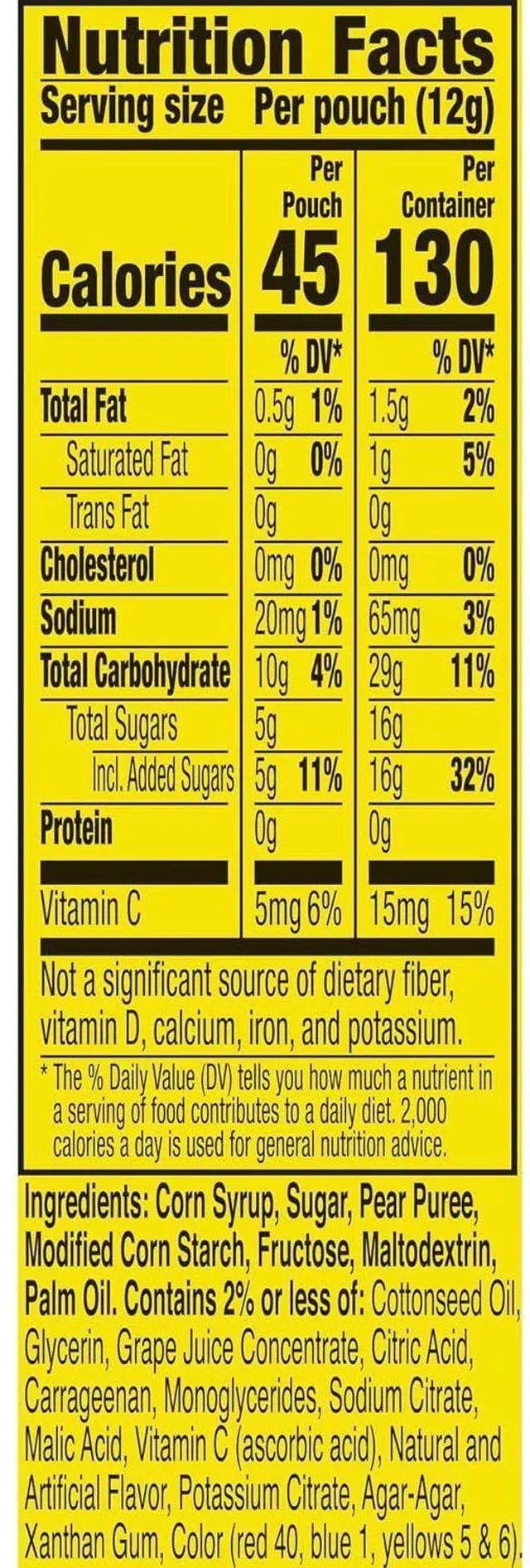 Alt view image 4 of 6 - Gushers Tropical Fruit Snacks Mini Pouches, 3ct, 1.32oz