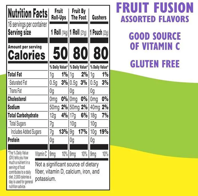 Alt view image 5 of 6 - Fruit Flavored Snacks Variety Pack, Gluten Free, 16 Count, 10.2 Ounces