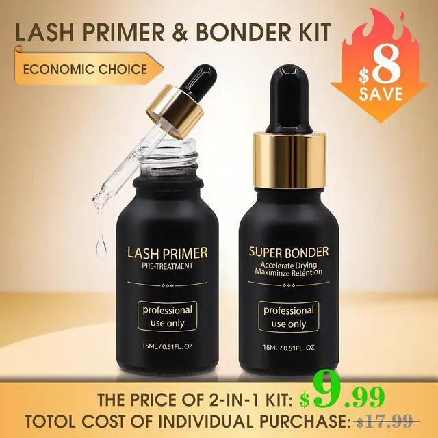 Alt view image 6 of 7 - Lash Bonder and Primer Kit for Eyelash Extensions