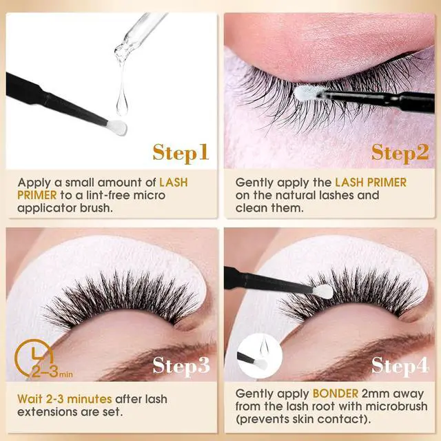 Alt view image 5 of 7 - Lash Bonder and Primer Kit for Eyelash Extensions