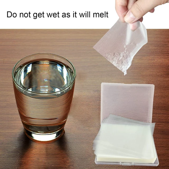 Alt view image 2 of 6 - Glutinous Rice Paper Edible Thin Sticky Wafer Papers 2.36x3.15 Inch