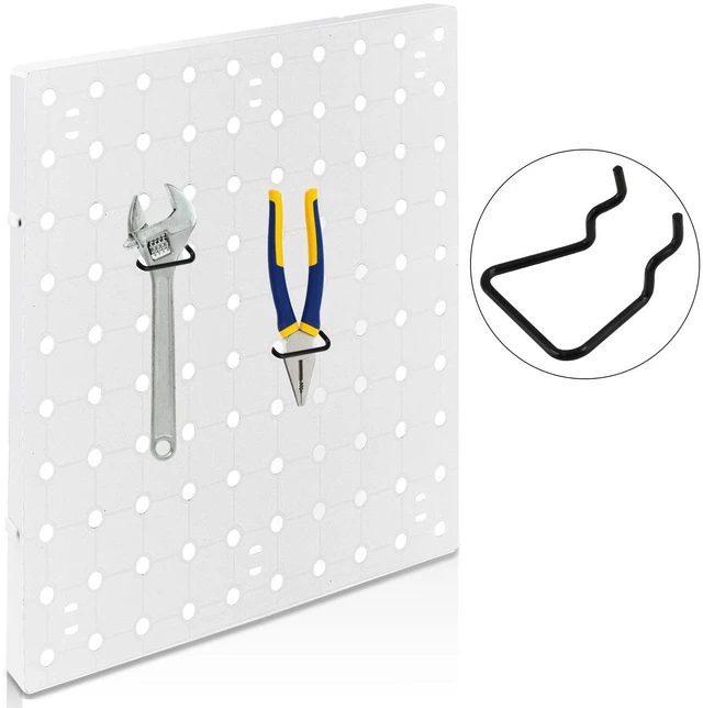 Alt view image 7 of 7 - Waziaqoc 16PCS Pegboard Plier Holders, Black