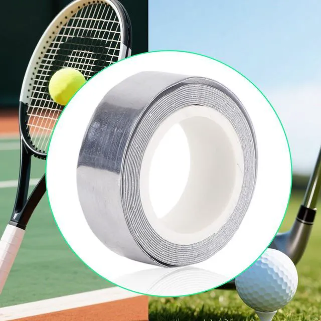 Alt view image 2 of 7 - Tinoaly Self-Adhesive Weighted Tape, 39.4in Long, High Density for Tennis Rackets and Golf Clubs