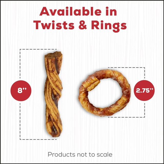 Alt view image 7 of 7 - Rawhide Free Beef Twists Dog Chews, Country Kitchen, 3 Count