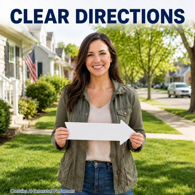 Alt view image 4 of 6 - RAINFLOW 6 Pack Blank Yard Signs with Stakes - Arrow Signs for Outside