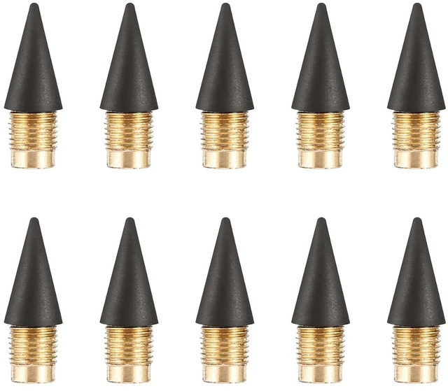 Main image of 10 Pcs Everlasting Pencil Refill Metal Graphite Nib Reusable Replaceable