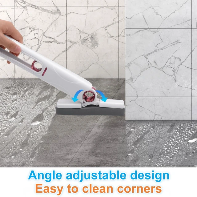 Alt view image 5 of 6 - ANISKEBBR Compact Handheld Wet Dry Multi-Purpose Mini Sponge Cleaning Mop, 2 Sponge Heads