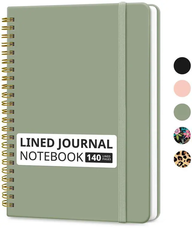 Main image of Taja Spiral Notebook College Ruled 5.7"x7.9" Lined Journal