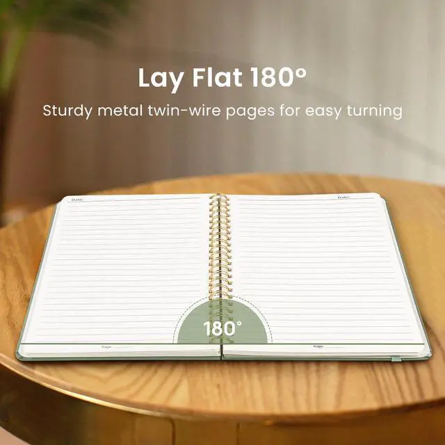Alt view image 2 of 7 - Taja Spiral Notebook College Ruled 5.7"x7.9" Lined Journal