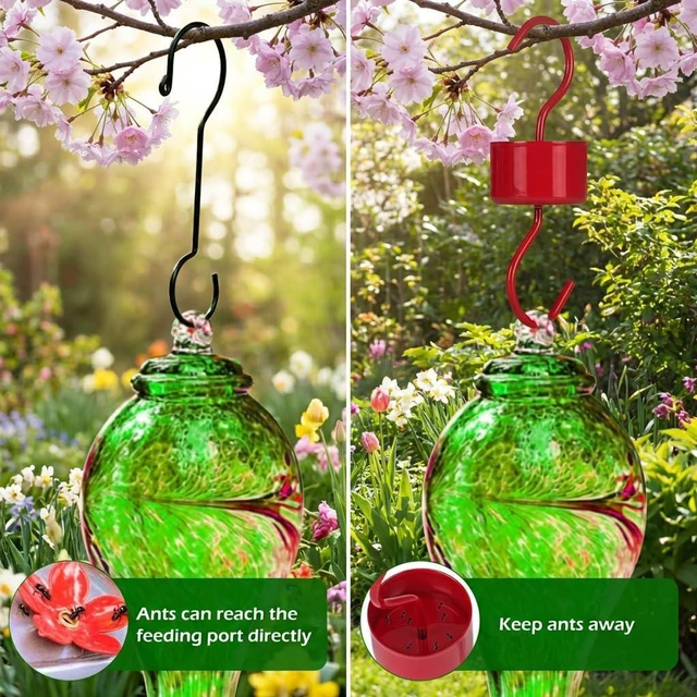 Alt view image 5 of 6 - Metal Ant Moat 4-Pack for Hummingbird Feeders