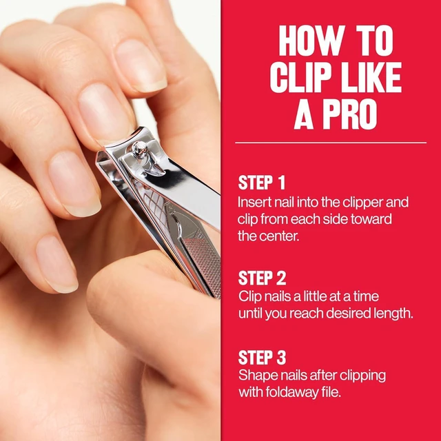 Alt view image 6 of 6 - Revlon Nail Clipper with File, Silver, 1 Count