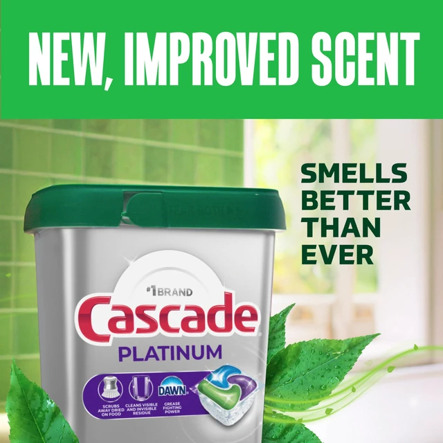 Alt view image 7 of 7 - Cascade Platinum Dishwasher Pods, Fresh, 12 Count