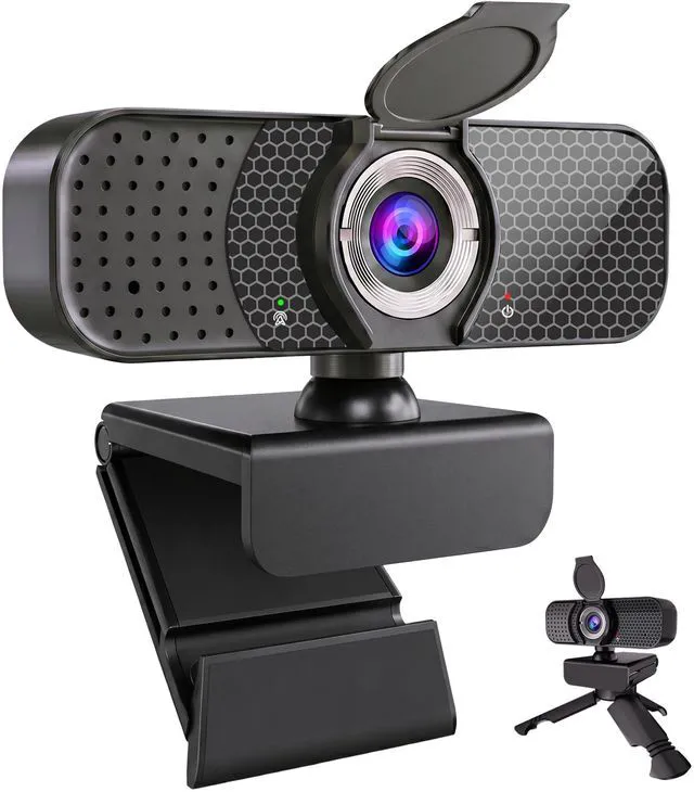 Main image of C26 1080P Webcam with Microphone USB-A to USB-C Adapter