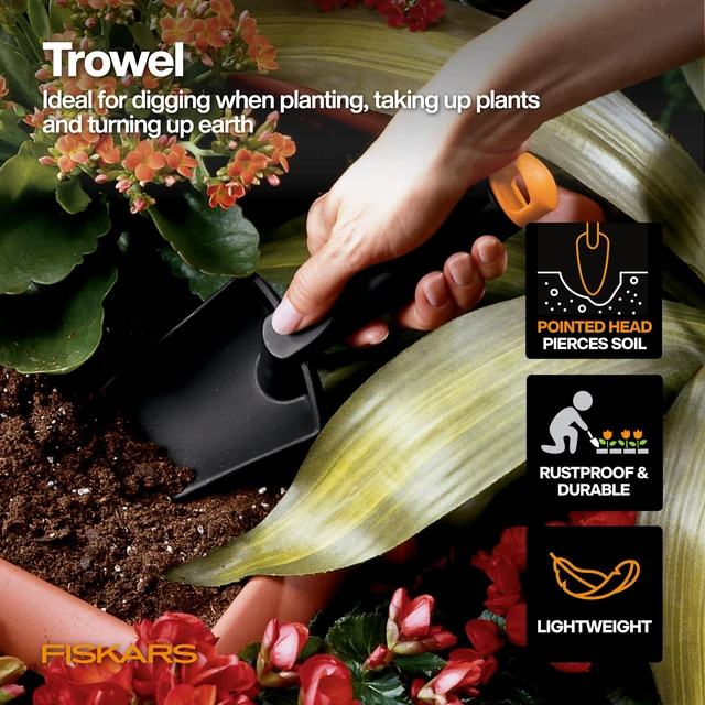 Alt view image 2 of 4 - Fiskars FiberComp Hand Trowel - Gardening Hand Tool for Yard & Lawn Care