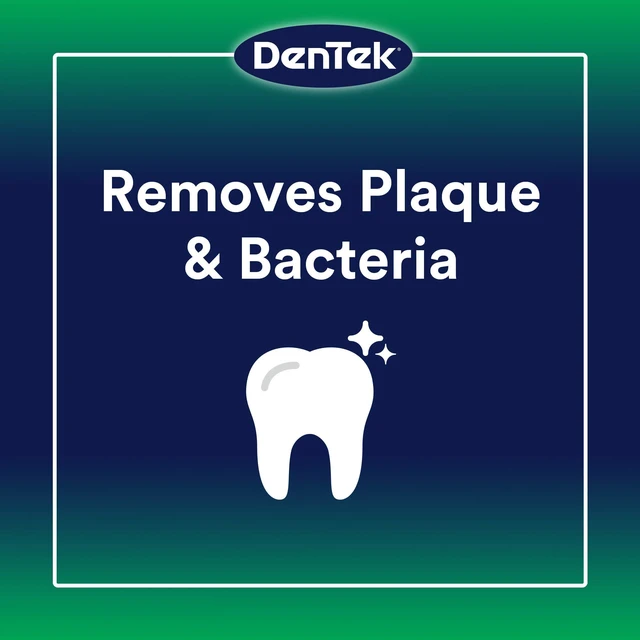 Alt view image 3 of 6 - DenTek Advanced Clean Floss Picks, Plaque Remover, 150 Count