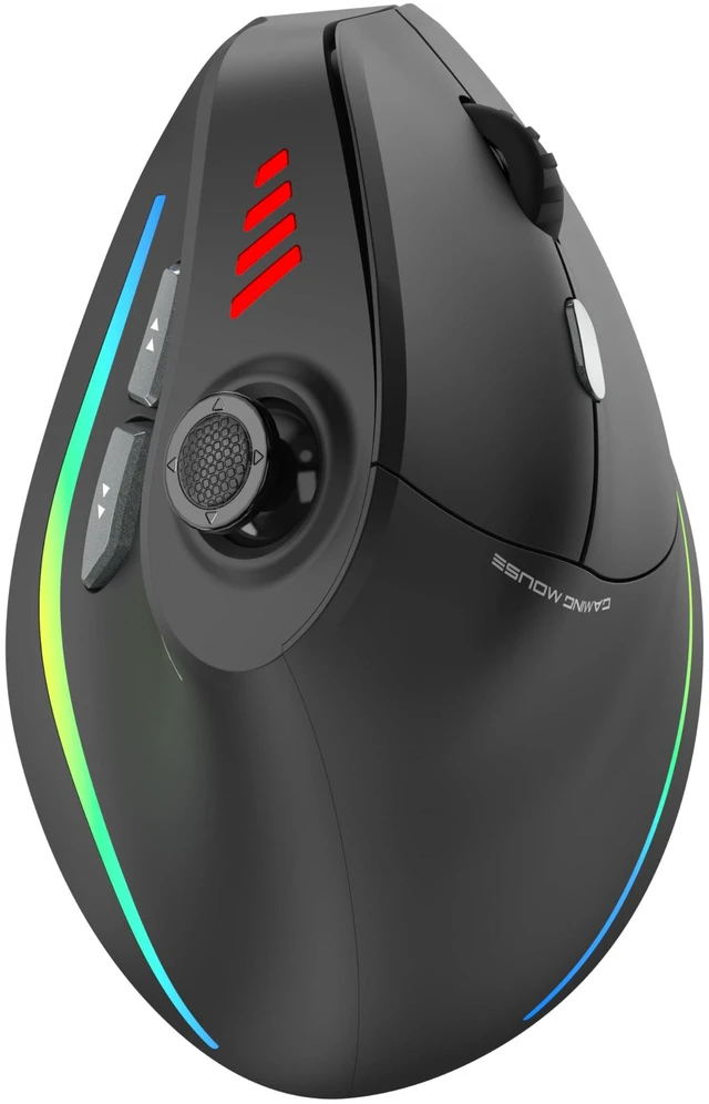 Main image of TRELC Vertical Ergonomic Wireless Gaming Mouse, 24000 DPI, 11 Programmable Buttons, 5 D Rocker, Dual Mode BT+2.4GHz, Rechargeable for PC/Laptop/E-Sports/Gamer