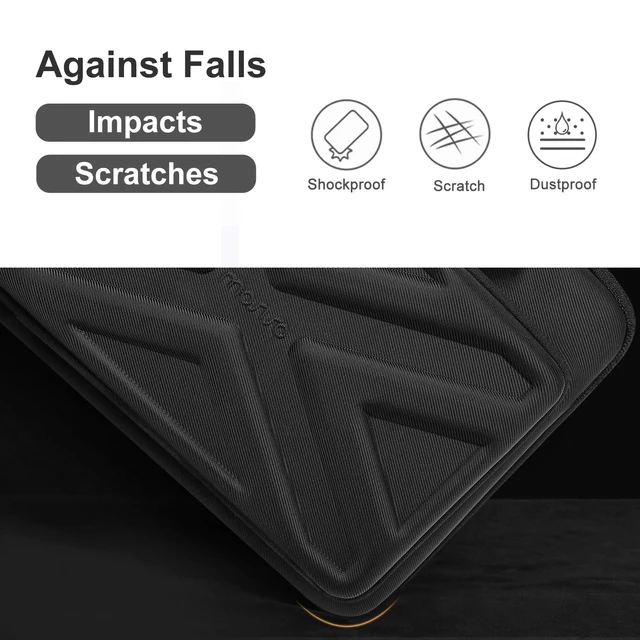 Alt view image 2 of 6 - MOSISO Hard Laptop Case 15-15.6 Inch, Shockproof Sleeve with Handle