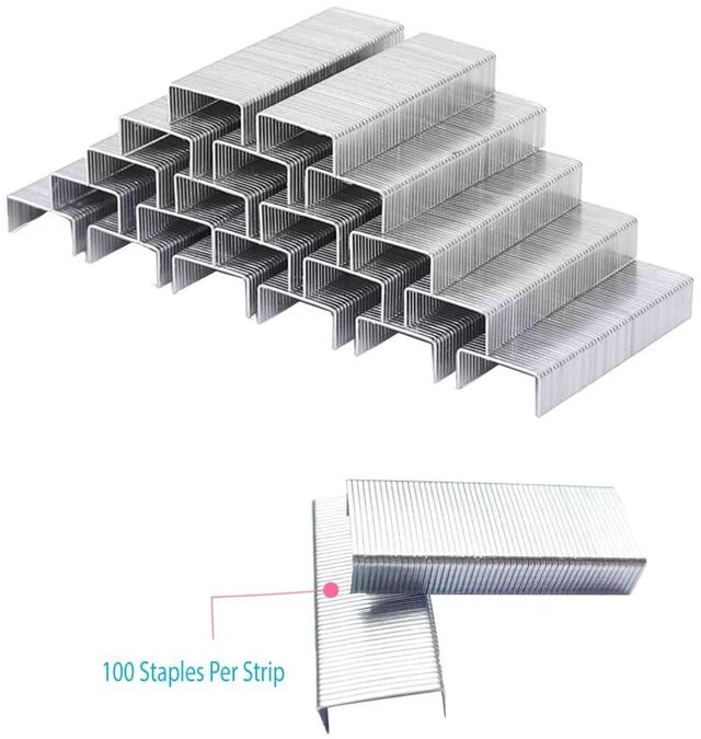 Alt view image 5 of 5 - 4000pcs 1/4 Inch Standard Staples 26/6 Type Galvanized