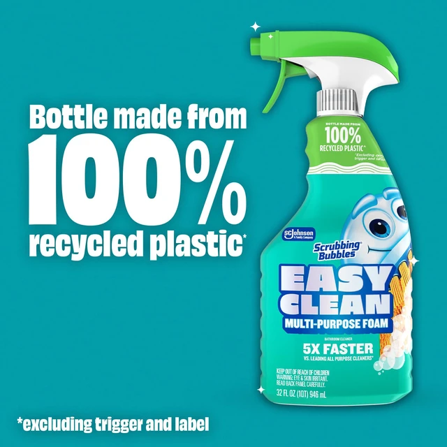Alt view image 6 of 7 - Scrubbing Bubbles Easy Clean Multipurpose Bleach-Free Bathroom Cleaner 32oz