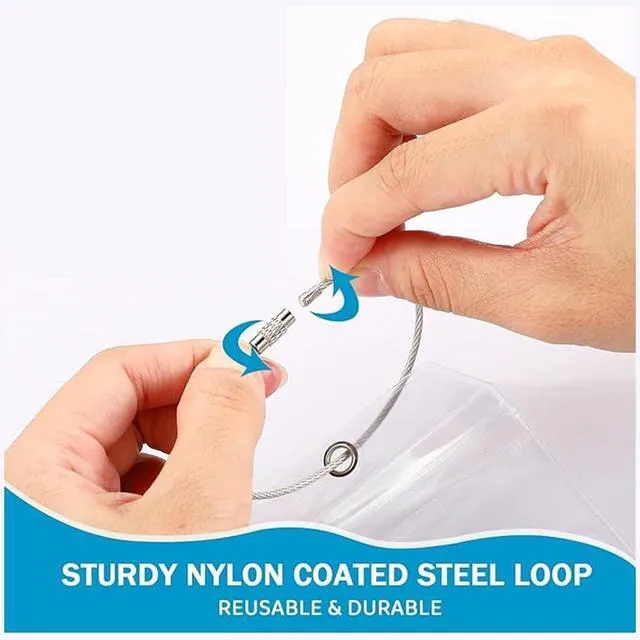 Alt view image 5 of 7 - 5 Pack Cruise Luggage Tag Holder for Royal Caribbean & Celebrity, Waterproof Durable Narrow
