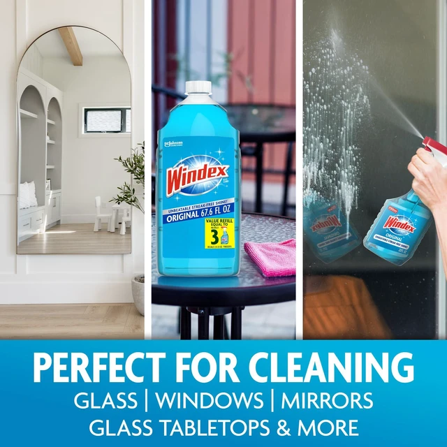 Alt view image 3 of 6 - Windex Glass & Window Cleaner Refill Original 67.6oz