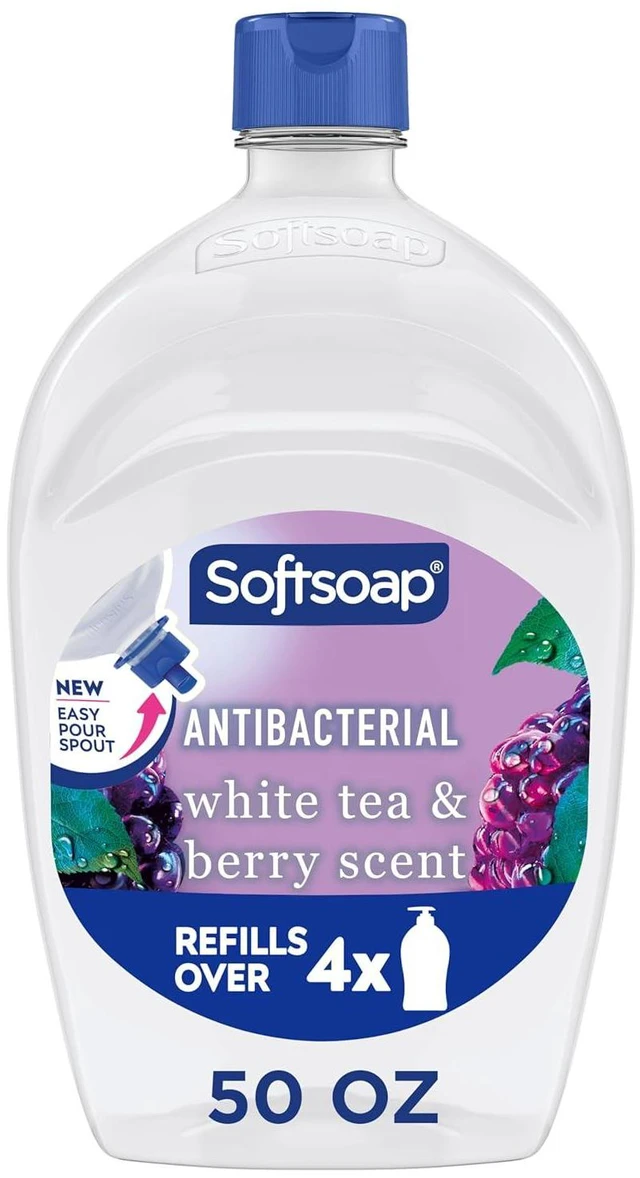 Main image of Softsoap Antibacterial Liquid Hand Soap, White Tea & Berry Scent, 50fl oz