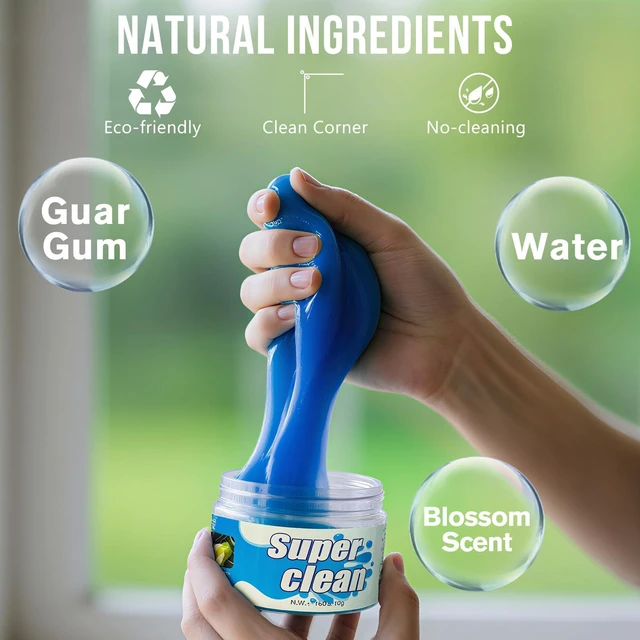 Alt view image 6 of 6 - Car Cleaning Gel Detailing Putty, 5.6oz - Universal Car Interior Cleaner Slime, Dust Remover, Auto Detailing Tools