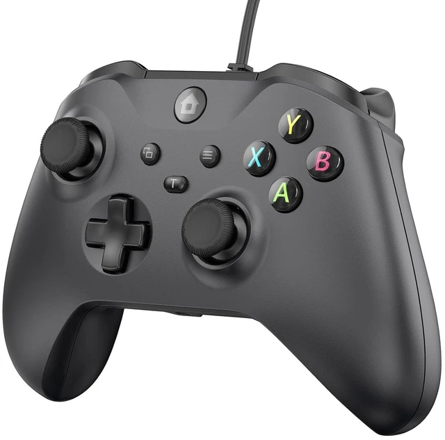 Main image of GMVOX Wired Controller for Xbox One/One S/One X, Xbox Series S/X, PC, iOS, Android - Gamepad with 3.5mm Audio Jack, Dual Vibration, Turbo Function (Black)