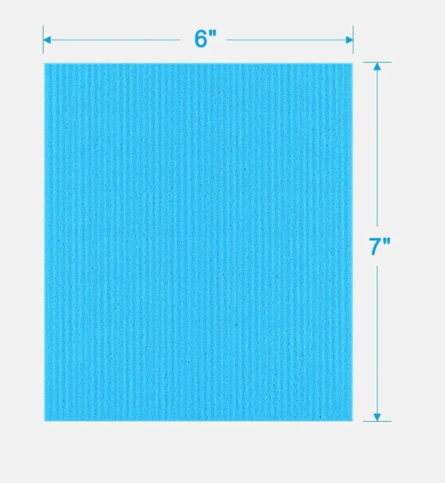 Alt view image 5 of 6 - HOMEXCEL 10PK Swedish Dishcloths 7x6in Absorbent for Kitchen