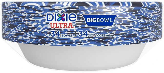 Alt view image 2 of 6 - Dixie Ultra 34 oz Disposable Paper Bowls, 34 Count