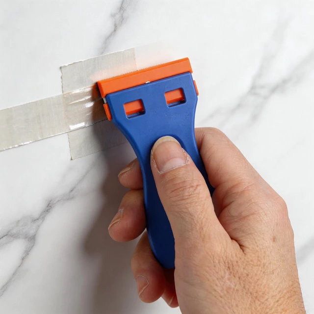 Alt view image 2 of 7 - Razor Blade Scraper Tool with Blades for Window Glass