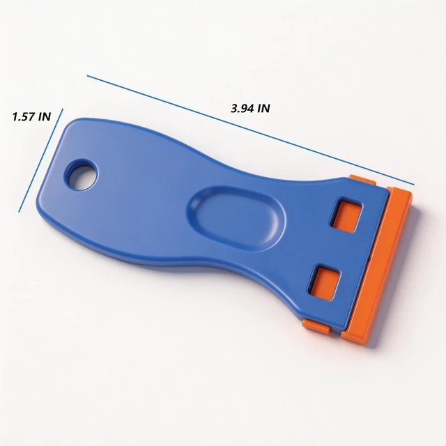Alt view image 6 of 7 - Razor Blade Scraper Tool with Blades for Window Glass