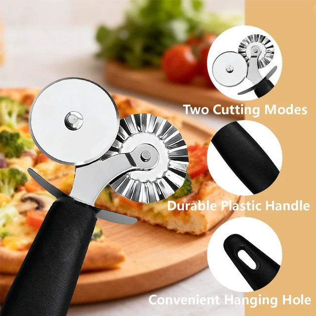 Alt view image 4 of 5 - Stainless Steel Pastry Cutter Wheel, Durable Dough Cutter